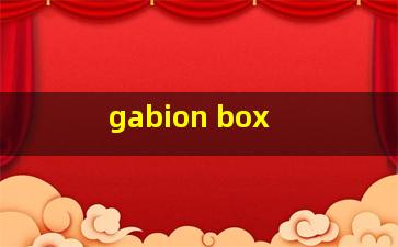  gabion box